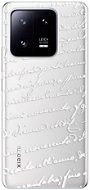 iSaprio Handwriting 01 pro white pro Xiaomi 13 Pro - Phone Cover