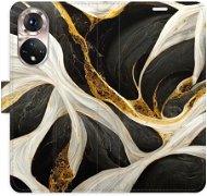 iSaprio flip pouzdro BlackGold Marble pro Honor 50 / Nova 9 - Phone Cover