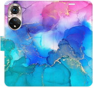 iSaprio flip pouzdro BluePink Paint pro Honor 50 / Nova 9 - Phone Cover