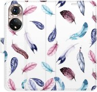 iSaprio flip pouzdro Colorful Feathers pro Honor 50 / Nova 9 - Phone Cover