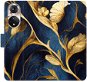 Kryt na mobil iSaprio flip puzdro GoldBlue na Honor 50/Nova 9 - Kryt na mobil