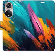 iSaprio flip puzdro Orange Paint 02 pre Honor 50/Nova 9 - Kryt na mobil