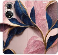 iSaprio flip puzdro Pink Leaves na Hnor 50/Nova 9 - Kryt na mobil