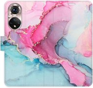 iSaprio flip pouzdro PinkBlue Marble pro Honor 50 / Nova 9 - Phone Cover