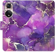 iSaprio flip pouzdro Purple Marble pro Honor 50 / Nova 9 - Phone Cover