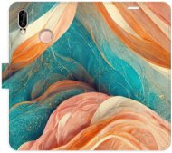 iSaprio flip pouzdro Blue and Orange pro Huawei P20 Lite - Phone Cover