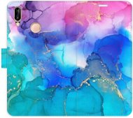 iSaprio flip pouzdro BluePink Paint pro Huawei P20 Lite - Phone Cover