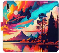 iSaprio flip pouzdro Colorful Mountains 02 pro Huawei P20 Lite - Phone Cover
