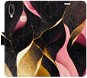 Kryt na mobil iSaprio flip puzdro Gold Pink Marble 02 na Huawei P20 Lite - Kryt na mobil