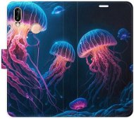 Kryt na mobil iSaprio flip puzdro Jellyfish na Huawei P20 Lite - Kryt na mobil
