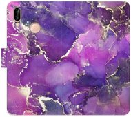 iSaprio flip pouzdro Purple Marble pro Huawei P20 Lite - Phone Cover