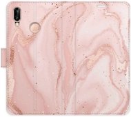 iSaprio flip pouzdro RoseGold Marble pro Huawei P20 Lite - Phone Cover
