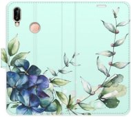 iSaprio flip puzdro Blue Flowers pre Huawei P20 Lite - Kryt na mobil
