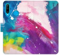 iSaprio flip puzdro Abstract Paint 05 pre Huawei P30 Lite - Kryt na mobil