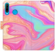 iSaprio flip puzdro Abstract Paint 07 pre Huawei P30 Lite - Kryt na mobil