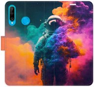 iSaprio flip puzdro Astronaut in Colours 02 pre Huawei P30 Lite - Kryt na mobil