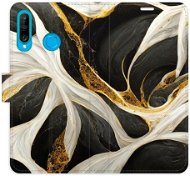 iSaprio flip pouzdro BlackGold Marble pro Huawei P30 Lite - Phone Cover