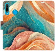 iSaprio flip pouzdro Blue and Orange pro Huawei P30 Lite - Phone Cover
