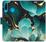 iSaprio flip pouzdro Blue Flowers 02 pro Huawei P30 Lite - Phone Cover
