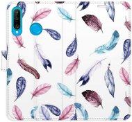 iSaprio flip pouzdro Colorful Feathers pro Huawei P30 Lite - Phone Cover