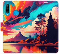 iSaprio flip pouzdro Colorful Mountains 02 pro Huawei P30 Lite - Phone Cover