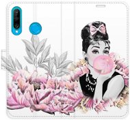 iSaprio flip pouzdro Girl with bubble pro Huawei P30 Lite - Phone Cover