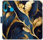 Kryt na mobil iSaprio flip puzdro GoldBlue na Huawei P30 Lite - Kryt na mobil
