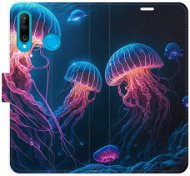 Kryt na mobil iSaprio flip puzdro Jellyfish pre Huawei P30 Lite - Kryt na mobil