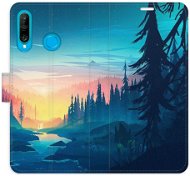 iSaprio flip puzdro Magical Landscape na Huawei P30 Lite - Kryt na mobil