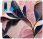 Phone Cover iSaprio flip pouzdro Pink Leaves pro Huawei P30 Lite - Kryt na mobil