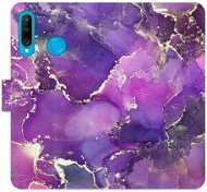 iSaprio flip puzdro Purple Marble pre Huawei P30 Lite - Kryt na mobil