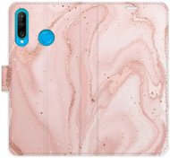 iSaprio flip pouzdro RoseGold Marble pro Huawei P30 Lite - Phone Cover