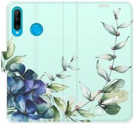 iSaprio flip puzdro Blue Flowers na Huawei P30 Lite - Kryt na mobil