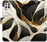 iSaprio flip pouzdro BlackGold Marble pro Huawei P40 Lite - Phone Cover