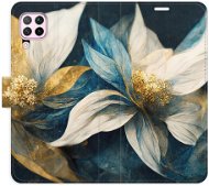 iSaprio flip pouzdro Gold Flowers pro Huawei P40 Lite - Phone Cover