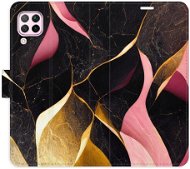 iSaprio flip pouzdro Gold Pink Marble 02 pro Huawei P40 Lite - Phone Cover
