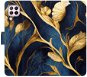 Phone Cover iSaprio flip pouzdro GoldBlue pro Huawei P40 Lite - Kryt na mobil