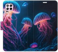 Kryt na mobil iSaprio flip puzdro Jellyfish pre Huawei P40 Lite - Kryt na mobil