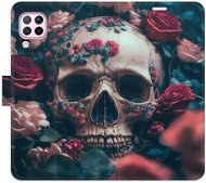 iSaprio flip pouzdro Skull in Roses 02 pro Huawei P40 Lite - Phone Cover