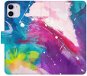 iSaprio flip pouzdro Abstract Paint 05 pro iPhone 11 - Phone Cover