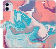 iSaprio flip pouzdro Abstract Paint 06 pro iPhone 11 - Phone Cover