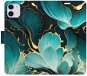 iSaprio flip pouzdro Blue Flowers 02 pro iPhone 11 - Phone Cover