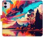iSaprio flip pouzdro Colorful Mountains 02 pro iPhone 11 - Phone Cover