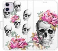 iSaprio flip puzdro Crazy Skull pre iPhone 11 - Kryt na mobil