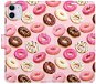 iSaprio flip pouzdro Donuts Pattern 03 pro iPhone 11 - Phone Cover