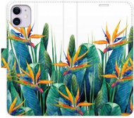 iSaprio flip pouzdro Exotic Flowers 02 pro iPhone 11 - Phone Cover