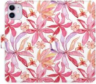 iSaprio flip pouzdro Flower Pattern 10 pro iPhone 11 - Phone Cover