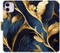 iSaprio flip pouzdro GoldBlue pro iPhone 11 - Phone Cover