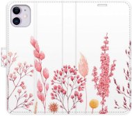 iSaprio flip pouzdro Pink Flowers 03 pro iPhone 11 - Phone Cover