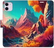 iSaprio flip pouzdro Colorful Mountains pro iPhone 11 - Phone Cover
